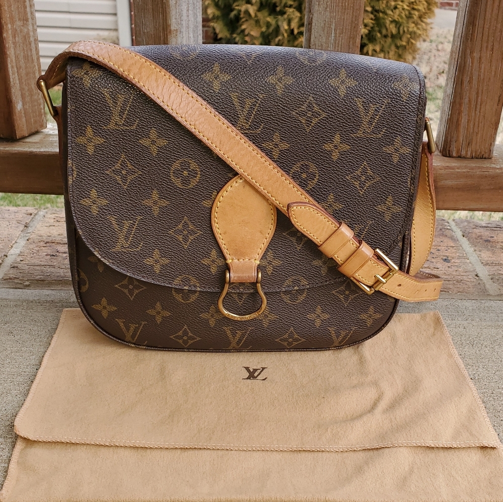 Louis Vuitton Monogram Crossbody Bag in Brown and Tan
